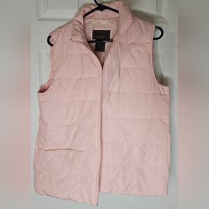 Women's Pink Puffer Vest.  Size Small